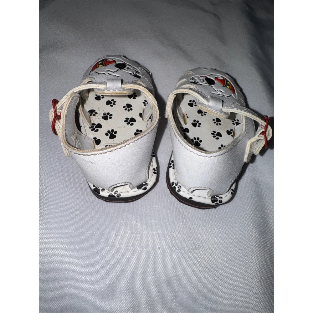 Vintage Disney 101 Dalmatians RARE Pongo Buckle Infant Sandals Size 3 Shoes